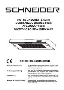 Bedienungsanleitung Schneider SCHC6018WH Dunstabzugshaube