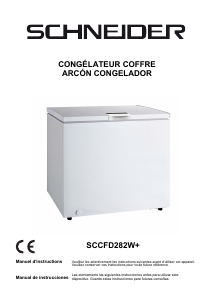 Manual de uso Schneider SCCFD282W+ Congelador