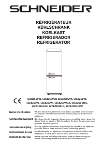 Manual Schneider SCCB250VVA Fridge-Freezer