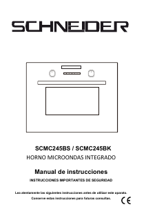 Manual de uso Schneider SCMC245BK Microondas