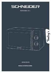 Manual de uso Schneider SMW20VMR Microondas