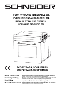 Bedienungsanleitung Schneider SCOP27MIBK Backofen