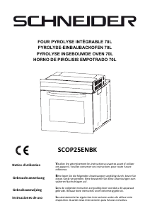 Bedienungsanleitung Schneider SCOP25ENBK Backofen