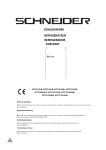 Manual de uso Schneider SCTT115VFLO Refrigerador