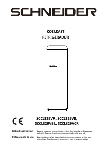 Handleiding Schneider SCCL329VB Koelkast