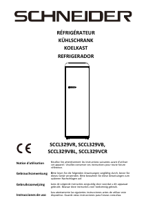 Handleiding Schneider SCCL329VR Koelkast