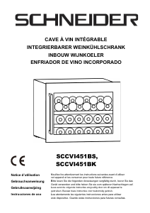 Handleiding Schneider SCCVI451BS Wijnklimaatkast