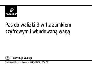 Instrukcja Tchibo 371 422 Waga bagażowa