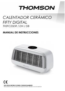 Manual de uso Thomson THSF25DB Calefactor