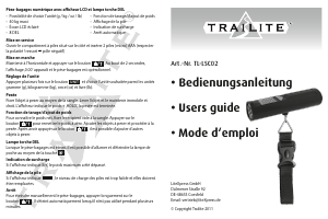 Handleiding Trailite TL-LSC02 Kofferweegschaal