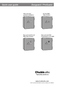 Handleiding Chubb DuoGuard T2 Kluis