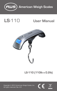 Manual AWS LS-110 Luggage Scale