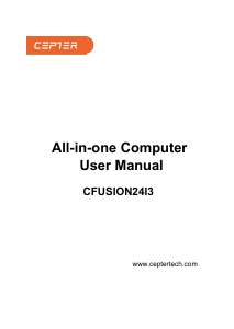 Handleiding Cepter CFUSION24I3 Fusion Desktop