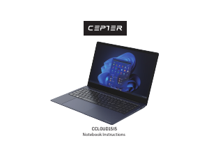 Handleiding Cepter CCLOUD15I5 Cloud Laptop