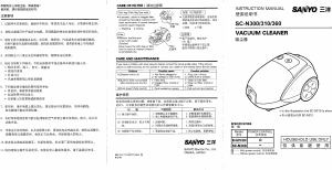 Bruksanvisning Sanyo SC-N310 Dammsugare