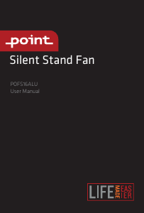 Brugsanvisning Point POFS16ALU Ventilator