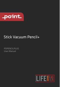 Manual Point POPENCILPLUS Vacuum Cleaner
