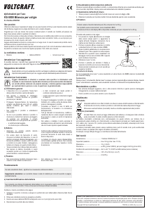 Manuale Voltcraft KS-5000 Bilancia per valigia