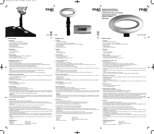 Manual TFA 98.1102 Luggage Scale