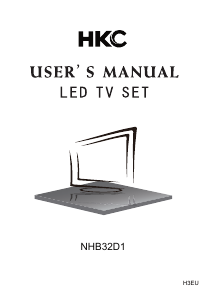 Handleiding HKC NHB32D1 LED televisie