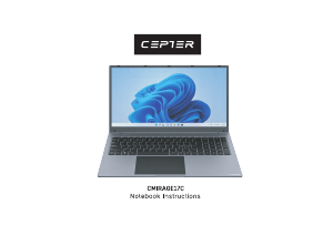 Handleiding Cepter CEMIRAGE17C Mirage Laptop