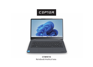 Handleiding Cepter CTWISTI3 Twist Laptop