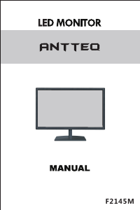 Handleiding Antteq F2145 LED monitor