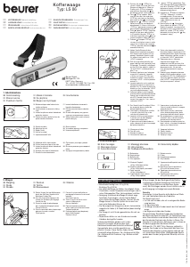 Manuale Beurer LS 06 Bilancia per valigia