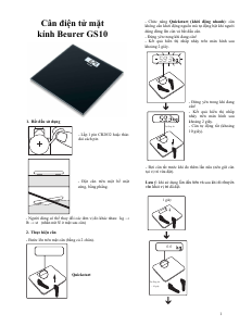 Hướng dẫn sử dụng Beurer GS 10 Cân