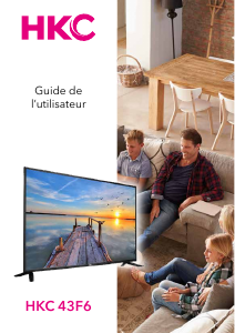 Mode d’emploi HKC 43F6 Téléviseur LED