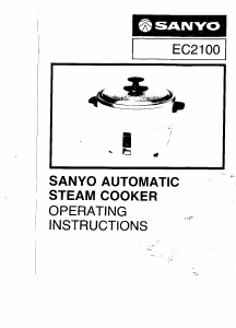 Handleiding Sanyo EC-2100 Snelkookpan