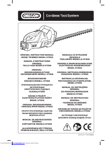 Manuale Oregon HT255 Tagliasiepi