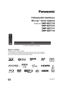 Használati útmutató Panasonic DMP-BDT210EB Blu-ray lejátszó