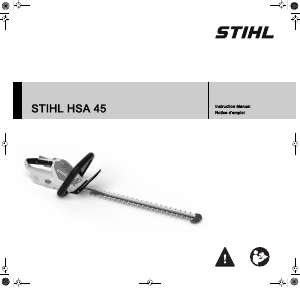 Manual Stihl HSA 45 Hedgecutter