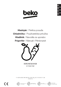 Priročnik BEKO B5RCNE565HGB Hladilnik in zamrzovalnik
