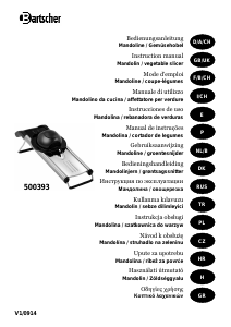 Руководство Bartscher 500393 Мандолина