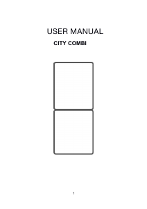 Manual Candy CCT3L517EWSK-1 Fridge-Freezer