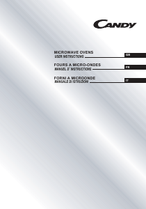 Manuale Candy MICG201BUK Microonde
