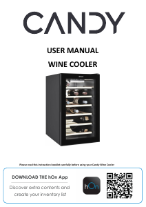 Manual Candy CWC 021 ELSPK/N Wine Cabinet