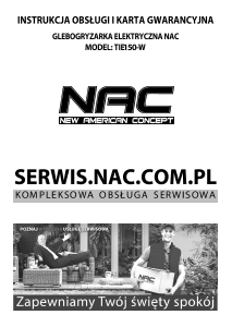 Instrukcja NAC TIE150-W Kultywator