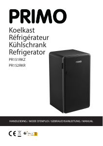 Manual Primo PR151RKZ Refrigerator