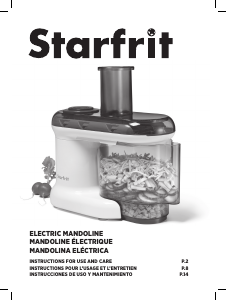 Mode d’emploi Starfrit 024210 Mandoline