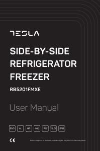 Priročnik Tesla RB5201FMXE Hladilnik in zamrzovalnik