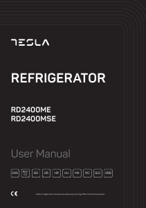 Handleiding Tesla RD2400ME Koel-vries combinatie