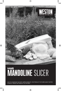 Manual Weston 840326801 V-Slice Mandoline