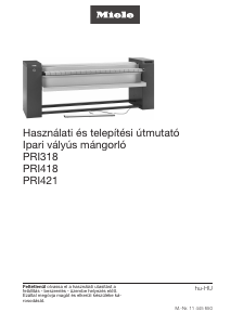 Használati útmutató Miele PRI 421 Mángorló