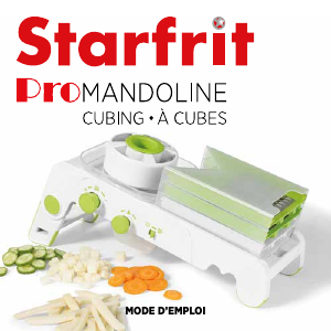 Mode d’emploi Starfrit Pro Mandoline