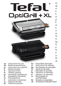 Rokasgrāmata Tefal GC727810 OptiGrill+ XL Kontaktgrils