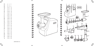 Bruksanvisning Tefal NE553838 Kjøttkvern