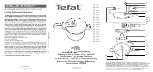 Bruksanvisning Tefal P2580400 Trykkoker